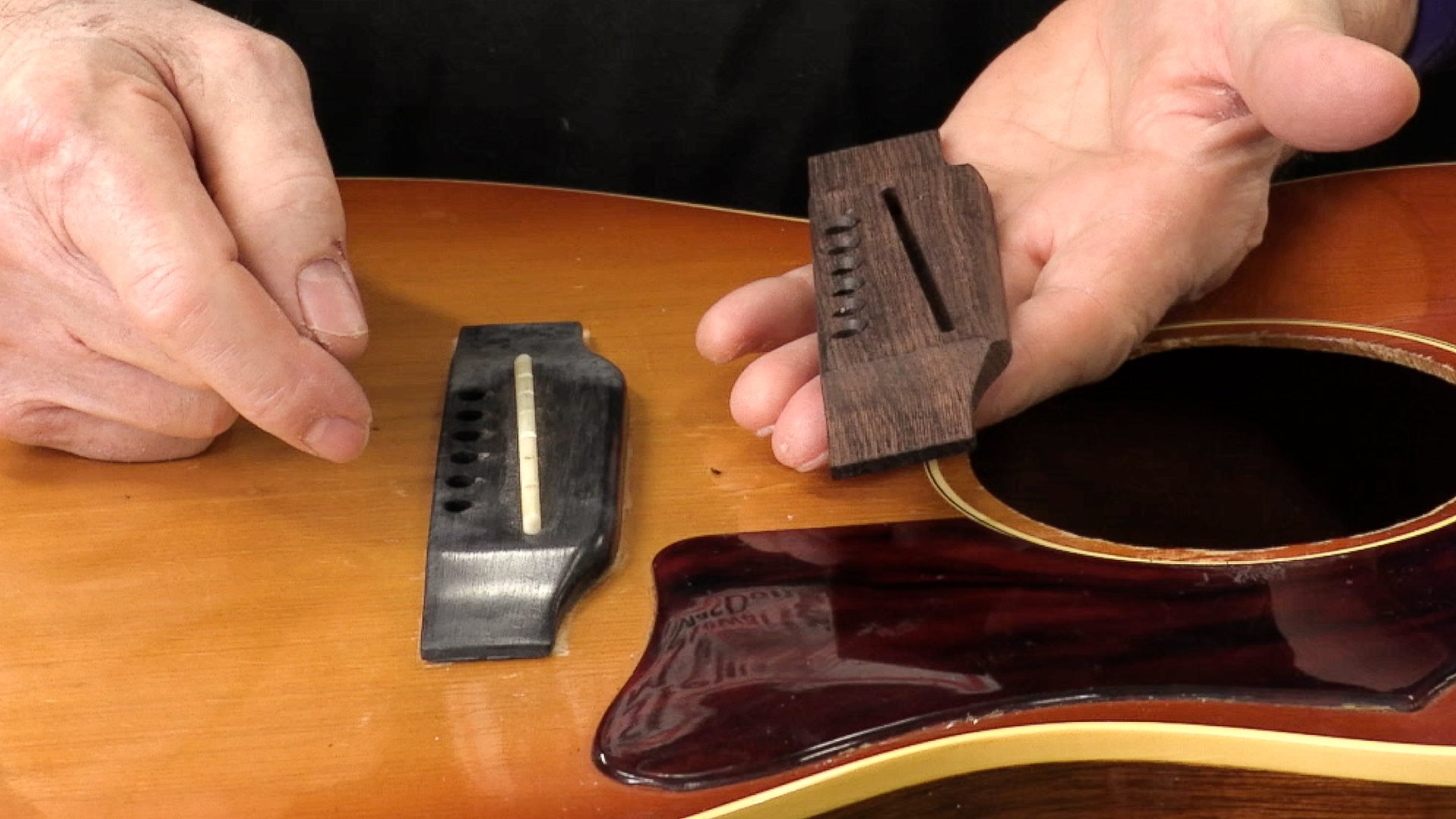 Dan Erlewine’s 2-minute bridge gluing challenge!