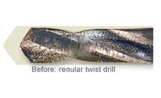 Drill bits compared-before