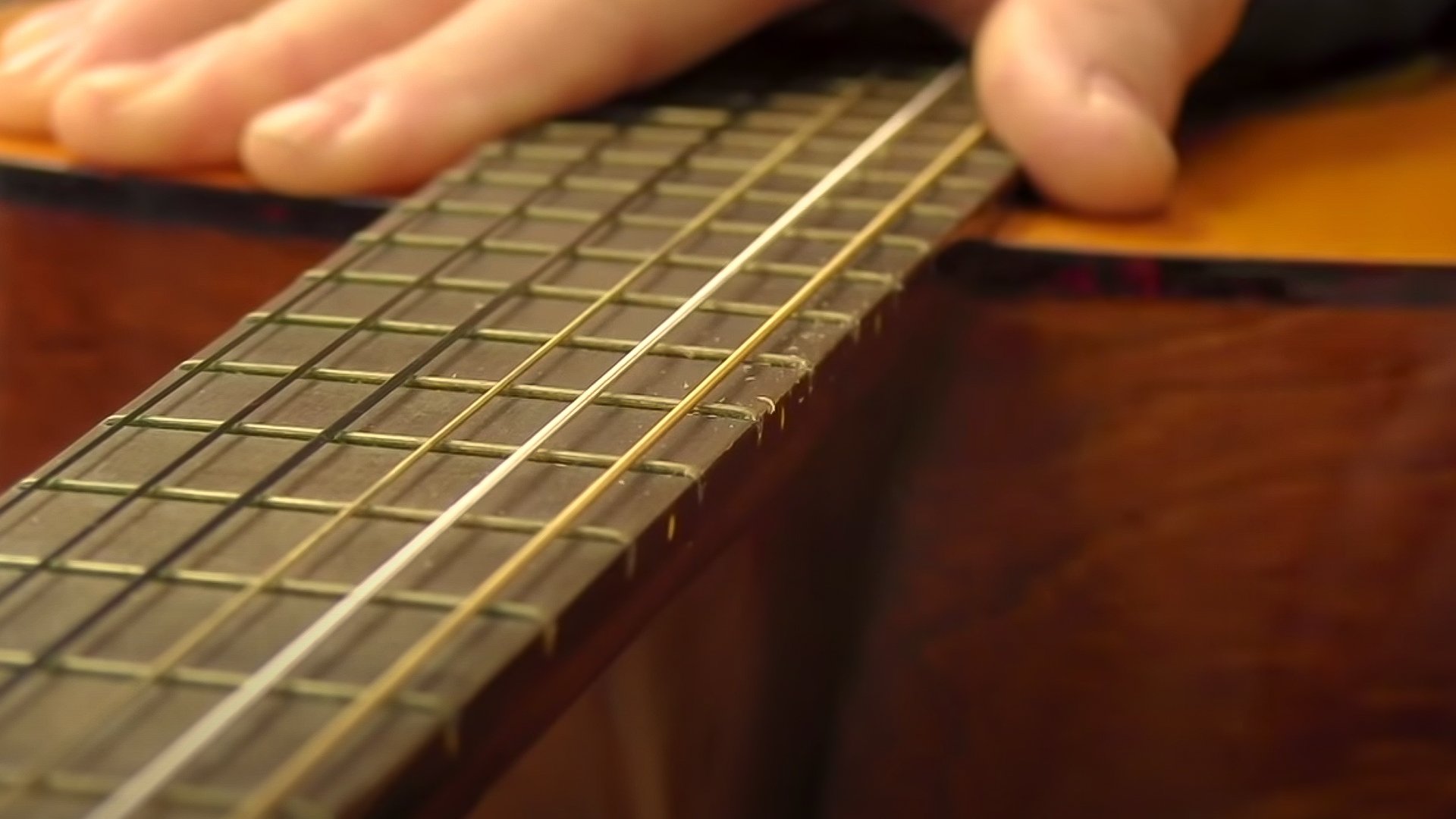 Short video: Making a guitar neck more comfortable to play