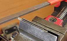 Filing in a Nut & Saddle Vise