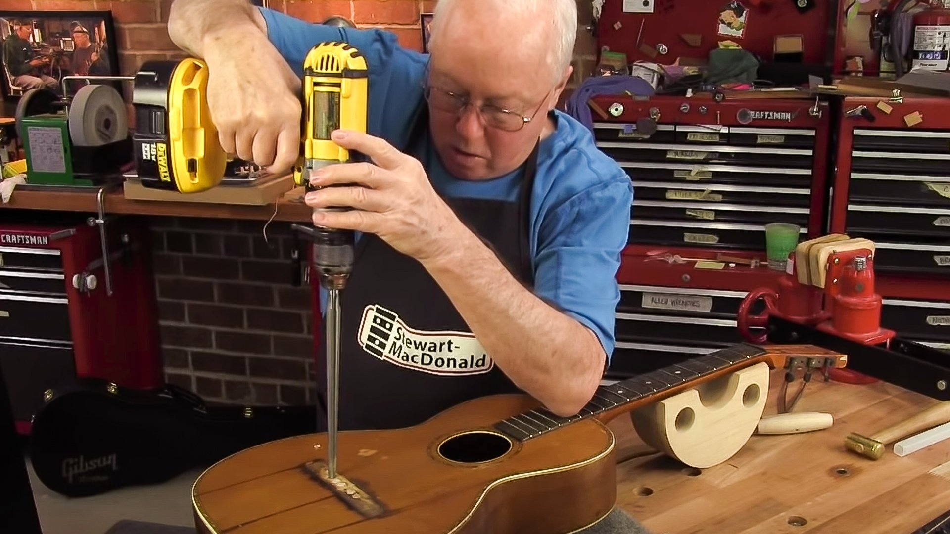 YIKES! Using a reamer in an electric drill