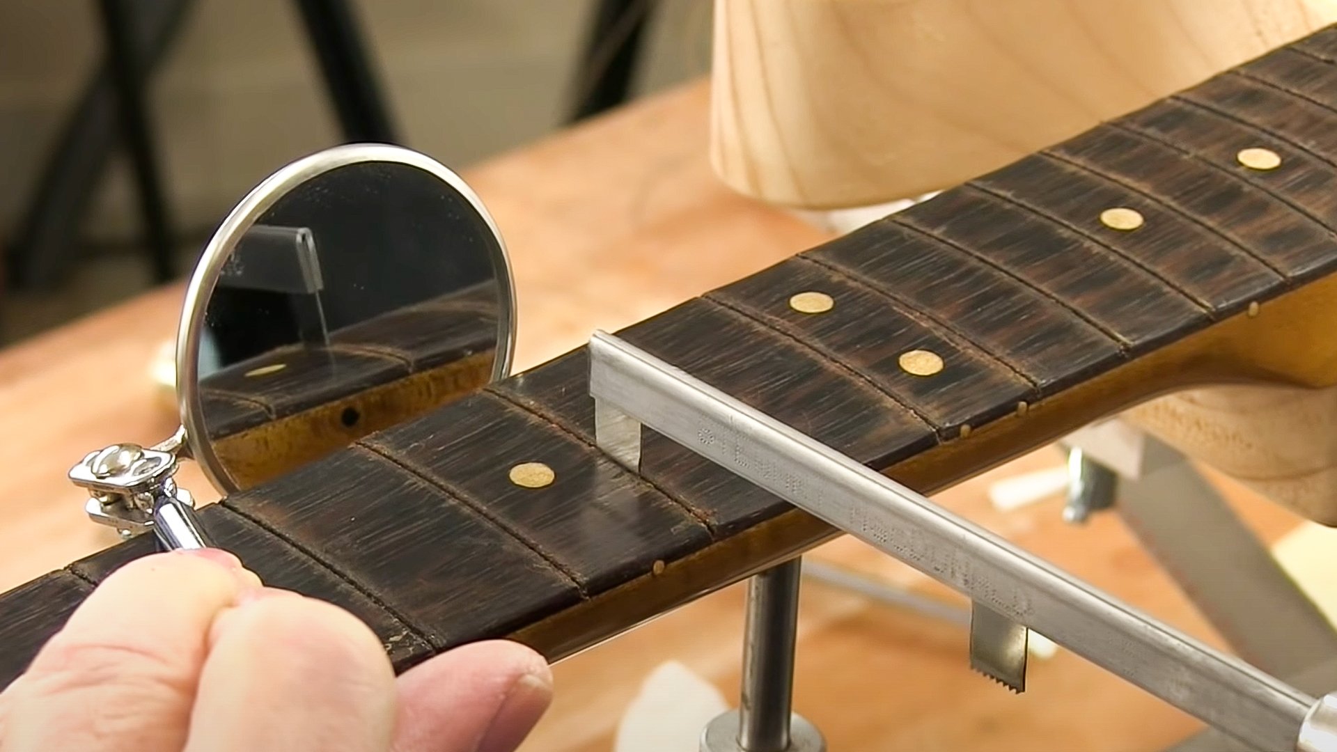 Yuck! Cleaning fret slot gunk from the Mike Bloomfield Tele Yuck! Cleaning fret slot gunk from the Mike Bloomfield Tele